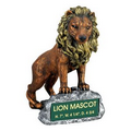 Lion School Mascot Sculpture w/Engraving Plate